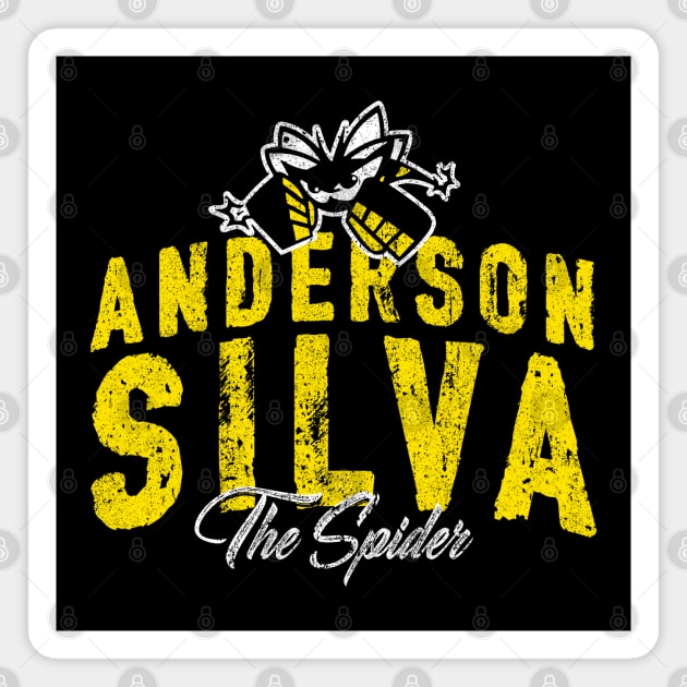 Anderson Silva Magnet by huckblade